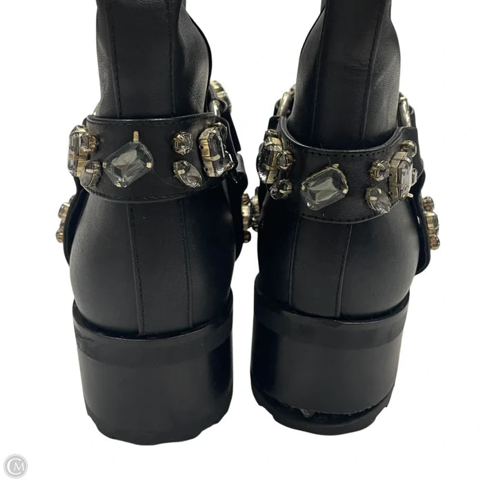 Boots Ankle Heels By White House Black Market In Black, Size: 8.5