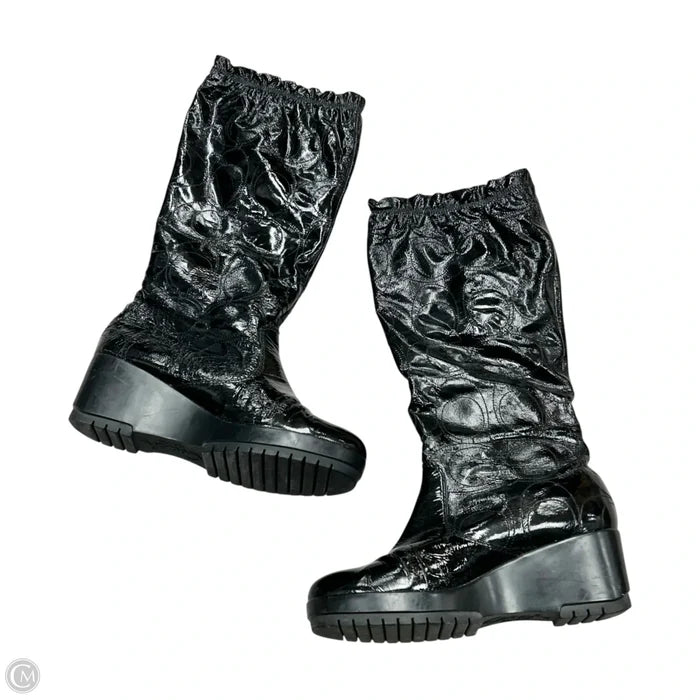 Boots Designer By Coach In Black, Size: 10