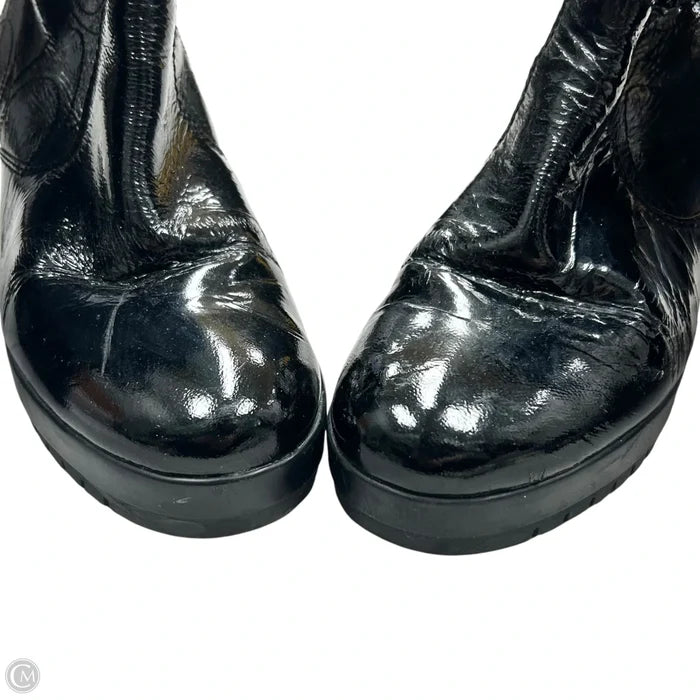 Boots Designer By Coach In Black, Size: 10
