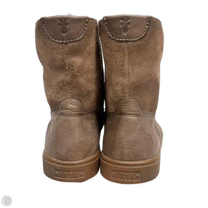 Boots Designer By Frye In Taupe, Size: 8.5