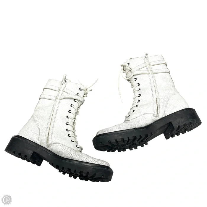 Boots Designer By Tory Burch In White, Size: 9.5