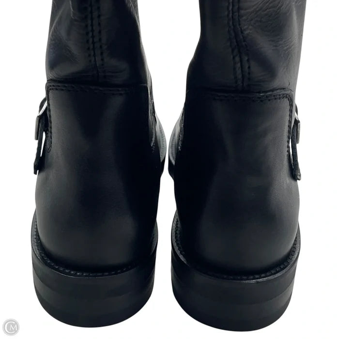 Boots Knee Flats By Steve Madden In Black, Size: 9