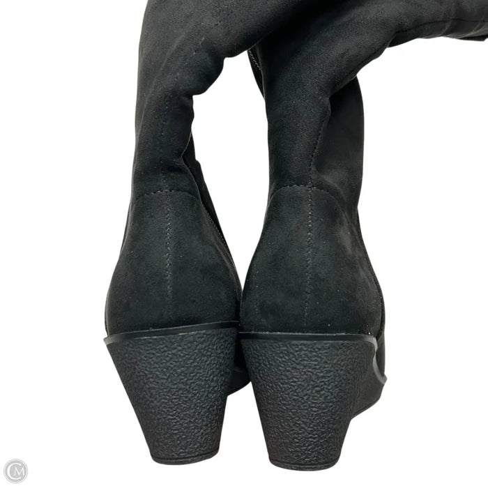 Boots Mid-calf Heels By Aerosoles In Black, Size: 6