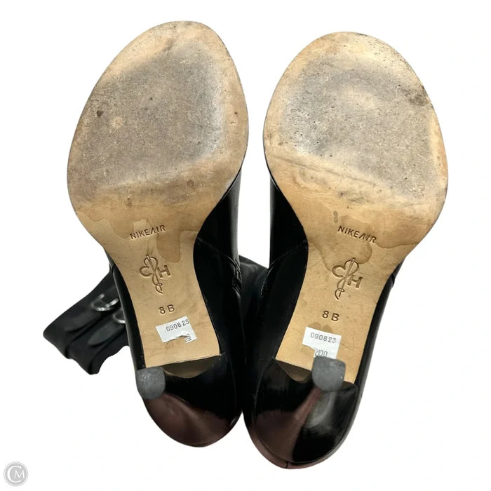 Boots Mid-calf Heels By Cole-haan In Black, Size: 8