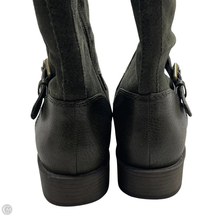 Boots Mid-calf Heels By Naturalizer In Green, Size: 6