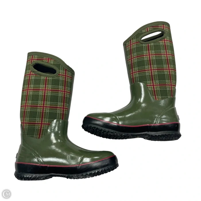 Boots Rain By Bogs In Green, Size: 7