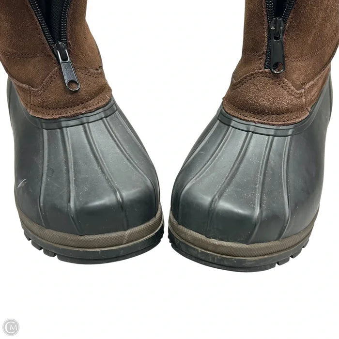 Boots Rain By Comfortemp In Black & Brown, Size: 8