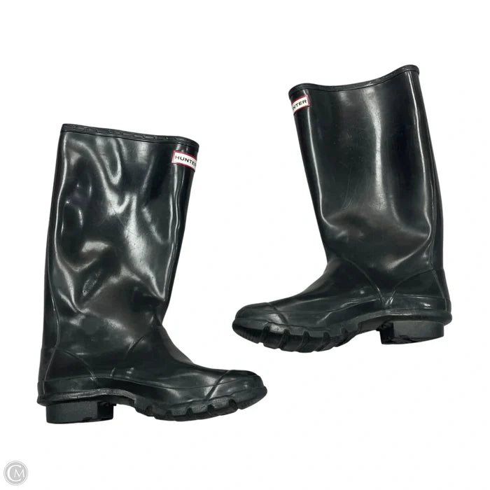 Boots Rain By Hunter In Black, Size: 6