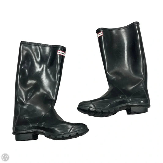 Boots Rain By Hunter In Black, Size: 6