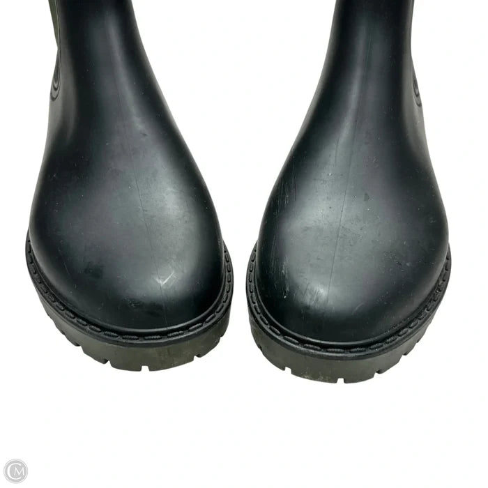 Boots Rain By Verbenas In Black & Green, Size: 6.5