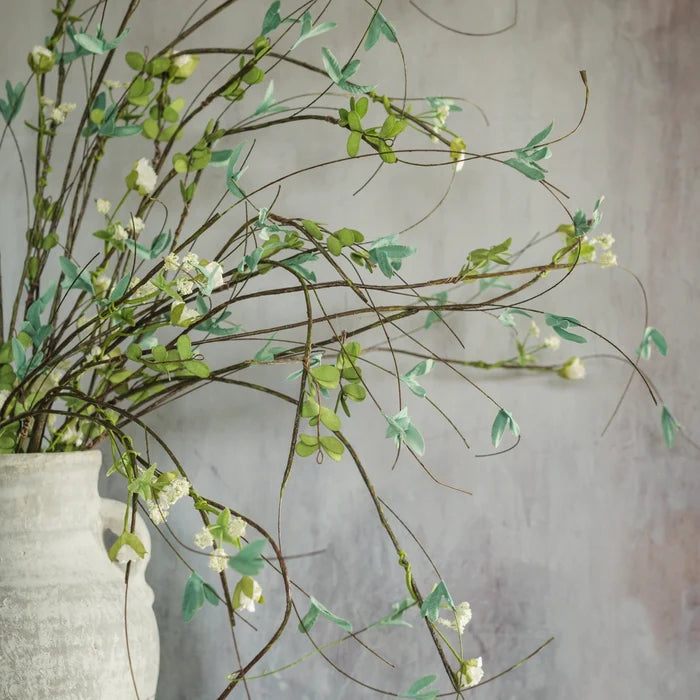 Boxwood & Cream Wildflower Bush 37"