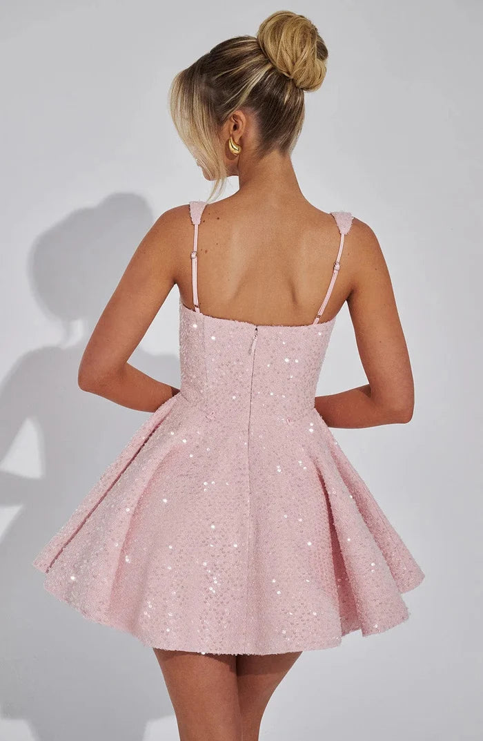 Brit & Boho™ I Hazel Mini Blush Dress Brit & Boho | Fashion & Boutique