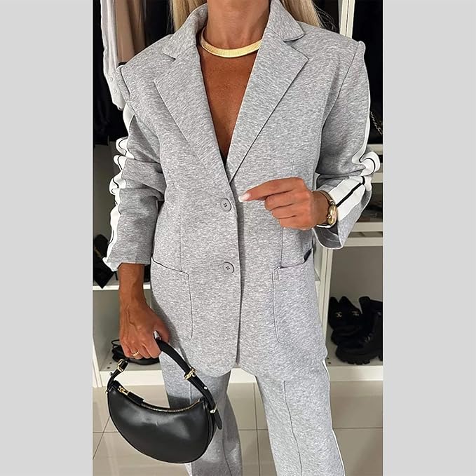 Brit & Boho™️ I Vice Casual Suit Gray Brit & Boho | Fashion & Boutique