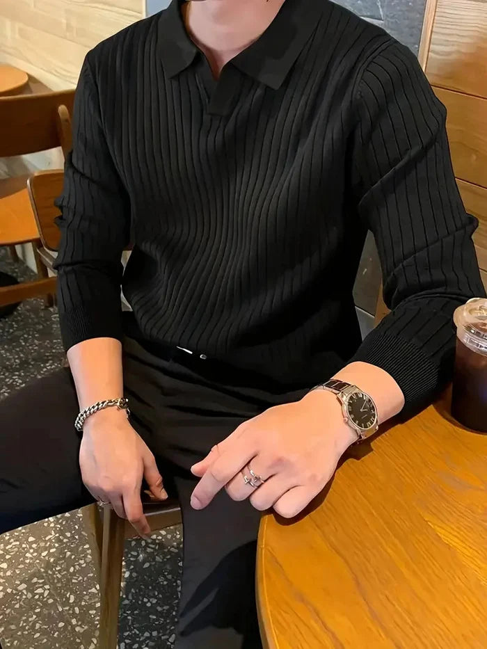 Brit & Boho™️ | Ribbed Knit Pullover Shirt Brit & Boho | Fashion & Boutique