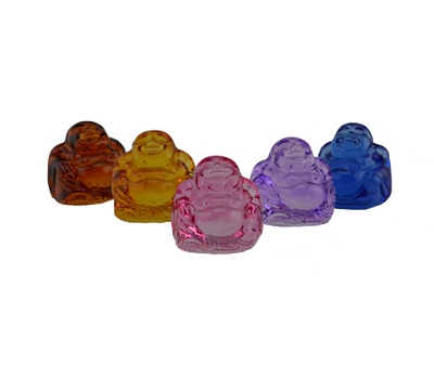 Buddha, Miniature Colorful Poc