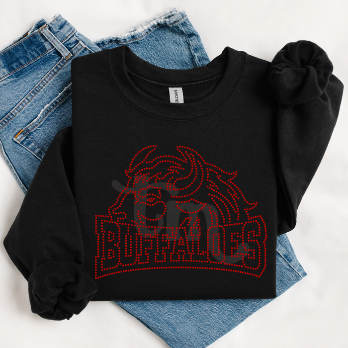 Buffaloes w/ Mascot Name SPANGLE TRANSFER