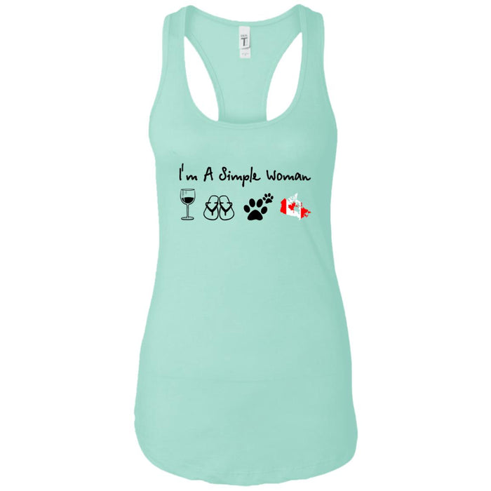 Canada I'm A Simple Woman Hoodie - Hoodie Teezalo