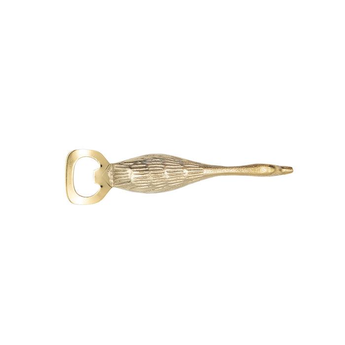 Cast Aluminum & Stainless Steel Duck Shaped Bottle Opener