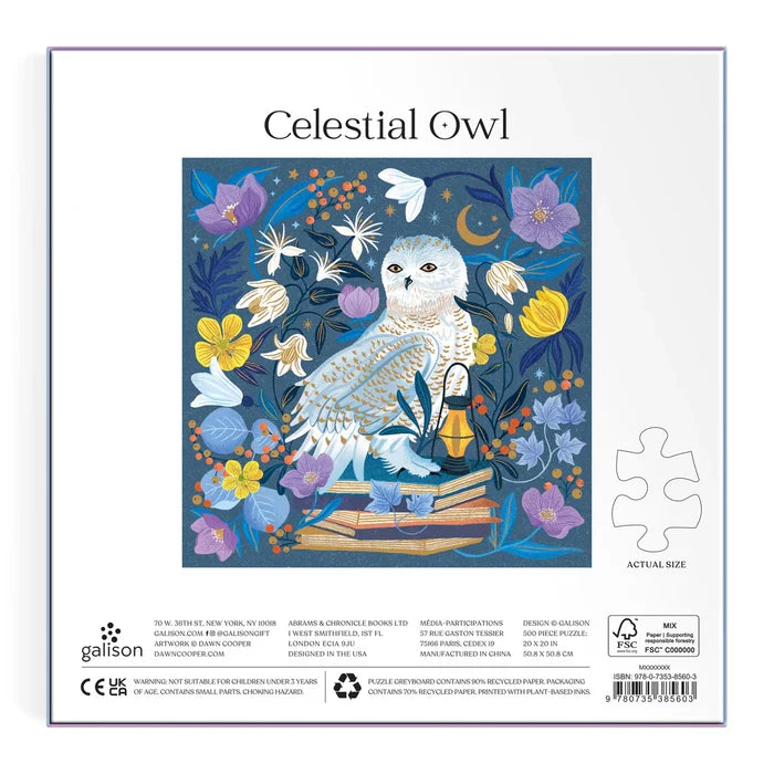 Celestial Owl 500 piece puzzle