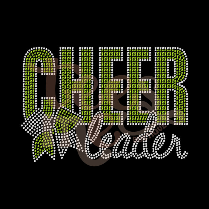 Cheerleader Bow RHINESTONE TRANSFER