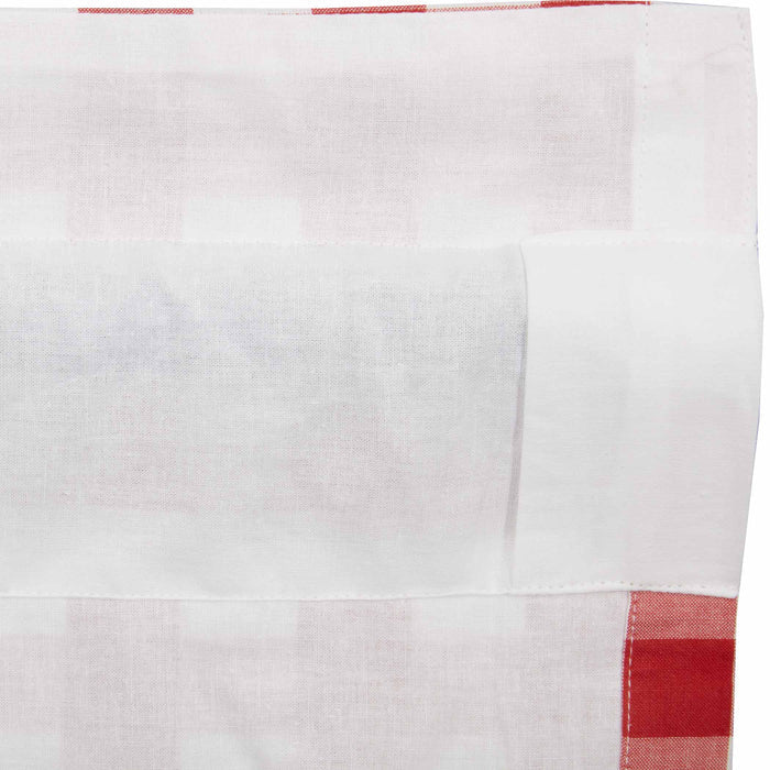 Cherry Ann Buffalo Check Valance