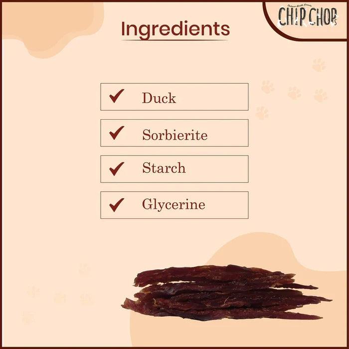 Chip Chops Roast Duck Dog Treats - 70g