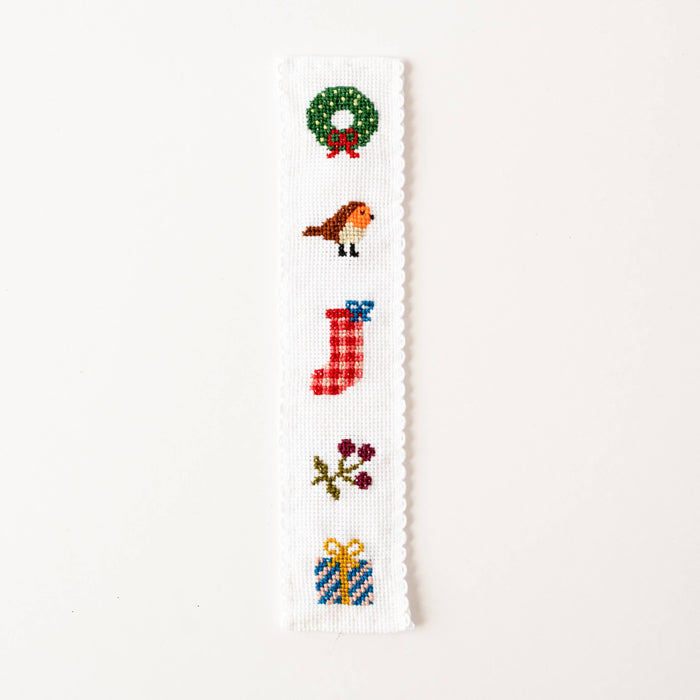 Christmas Counted Cross Stitch Bookmark Kit-Stitched Modern