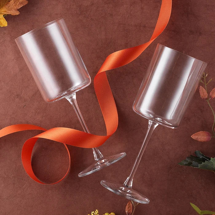 Claire Crystal Stemmed White Wine Glass