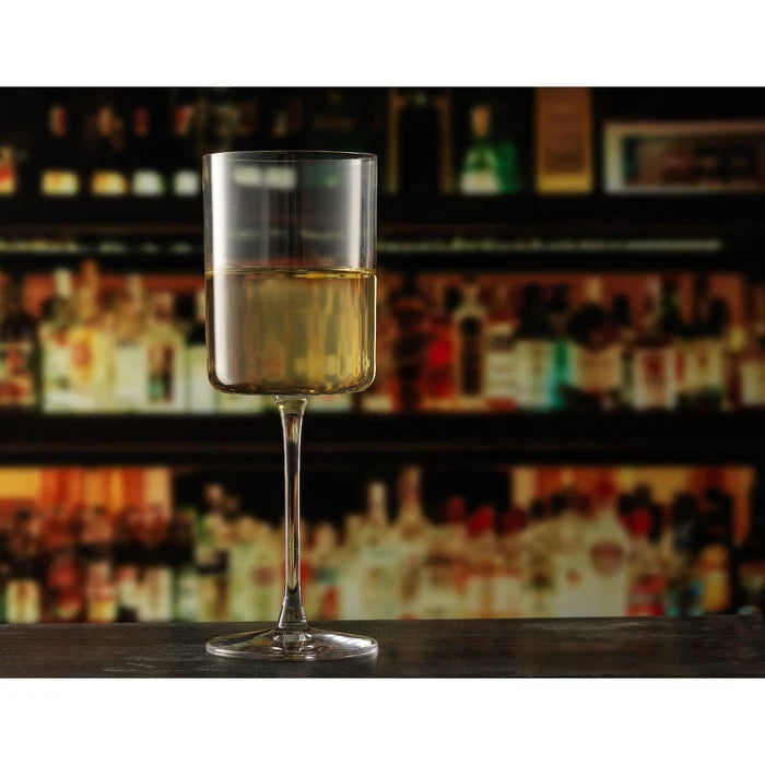 Claire Crystal Stemmed White Wine Glass