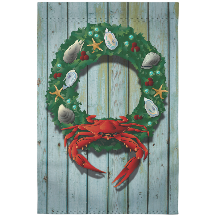 Coastal_Holiday_Crab_Wreath_Garden_Flag__Main_Mockup.png