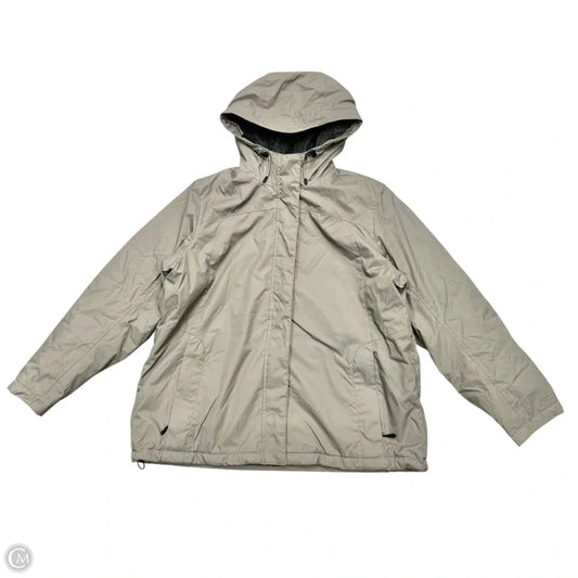 Coat Parka By L.l. Bean In Taupe, Size: 1x