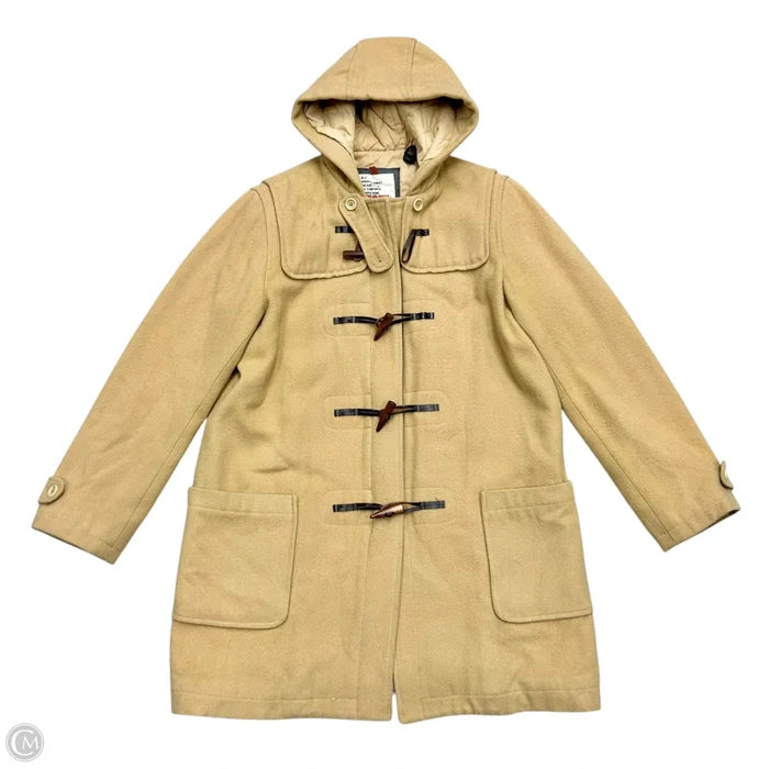 Coat Peacoat By Abercrombie And Fitch In Tan, Size: L