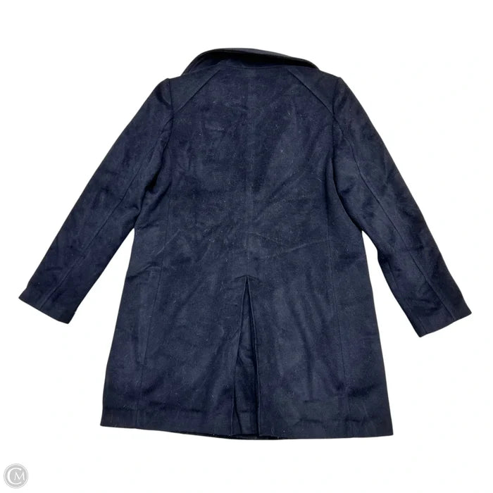 Coat Peacoat By Cole-haan In Navy, Size: L
