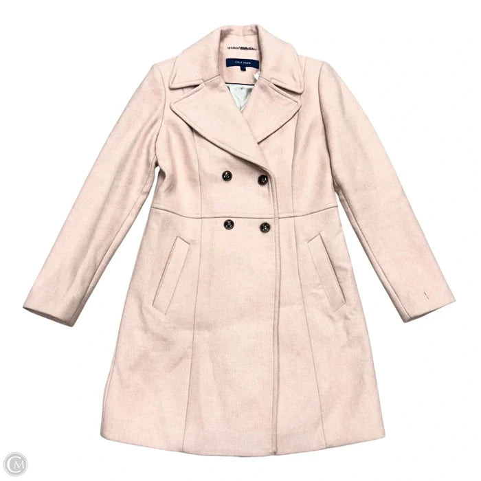 Coat Peacoat By Cole-haan In Pink, Size: S