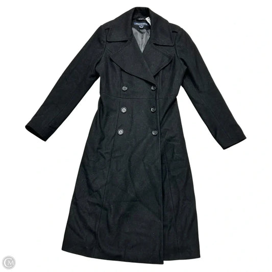 Coat Peacoat By French Connection In Black, Size: Xl