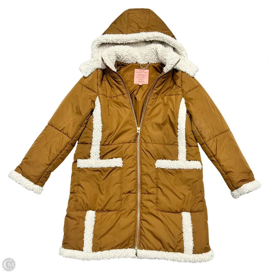 Coat Peacoat By J. Crew In Tan, Size: M