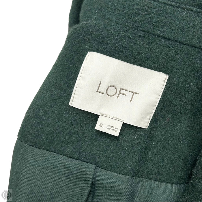 Coat Peacoat By Loft In Green, Size: Xl
