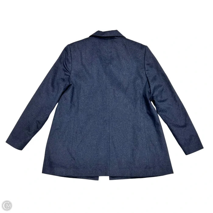 Coat Peacoat By Lord And Taylor In Navy, Size: M