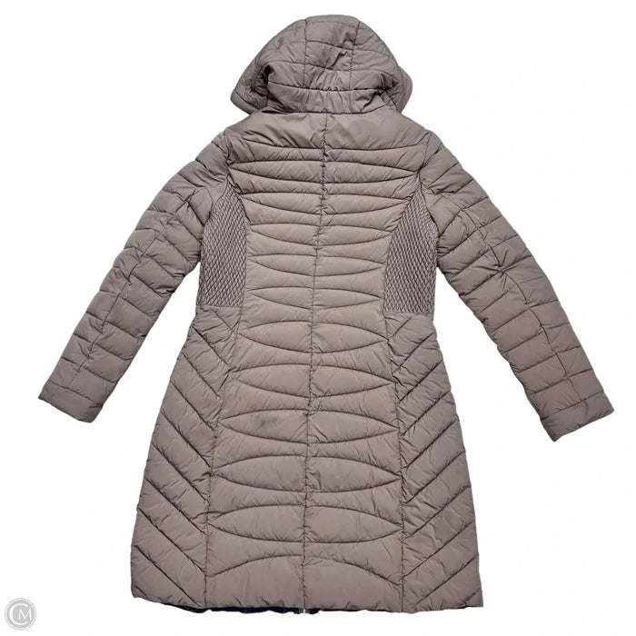 Coat Puffer & Quilted By Bernardo In Taupe, Size: S