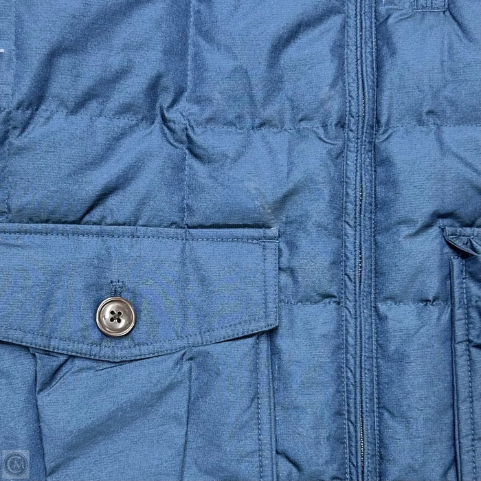Coat Puffer & Quilted By Eddie Bauer In Navy, Size: M