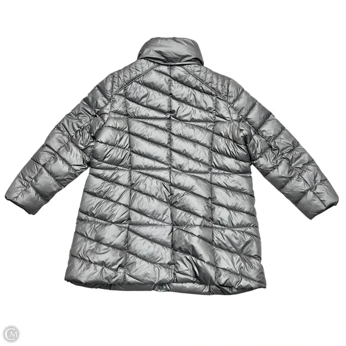 Coat Puffer & Quilted By Marc New York In Grey, Size: 2x