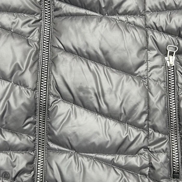 Coat Puffer & Quilted By Marc New York In Grey, Size: 2x