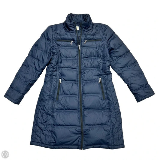 Coat Puffer & Quilted By Michael By Michael Kors In Navy, Size: L