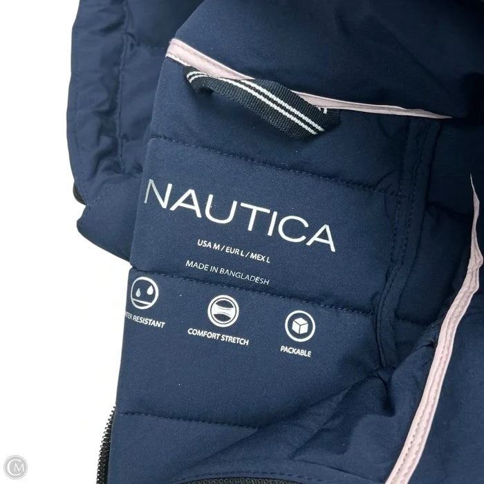 Coat Puffer & Quilted By Nautica In Navy, Size: M