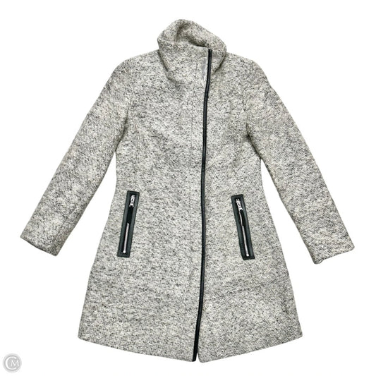 Coat Wool By Calvin Klein In Grey, Size: S