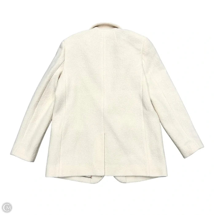 Coat Wool By J. Crew In Cream, Size: M