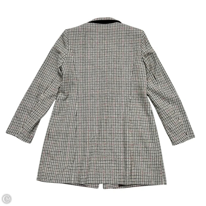 Coat Wool By Maralyn + Me In Plaid Pattern, Size: L