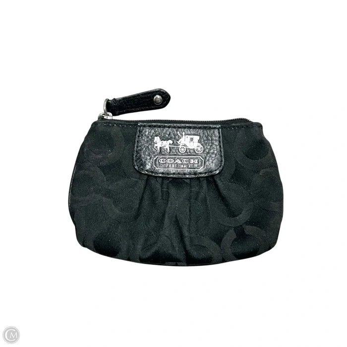 Coin Purse Designer By Coach, Size: Small