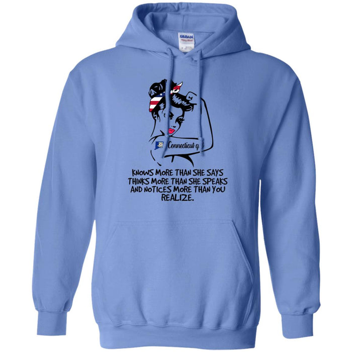 G185 Gildan Pullover Hoodie 8 oz. / Carolina Blue / S