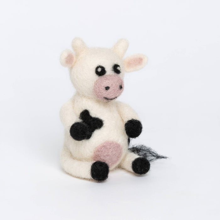 Cow Mini Needle Felting Kit-Stitched Modern